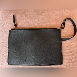 New black DKNY wristlet